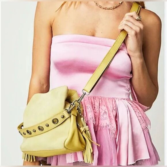 Free People Sindy Suede Crossbody Bag - Picture 1 of 13